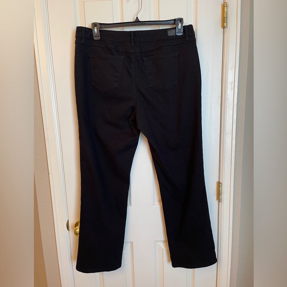 Natural Reflections Comfort Stretch Flannel Lined Black Pants Classic Fit‎ 16 - Picture 6 of 9